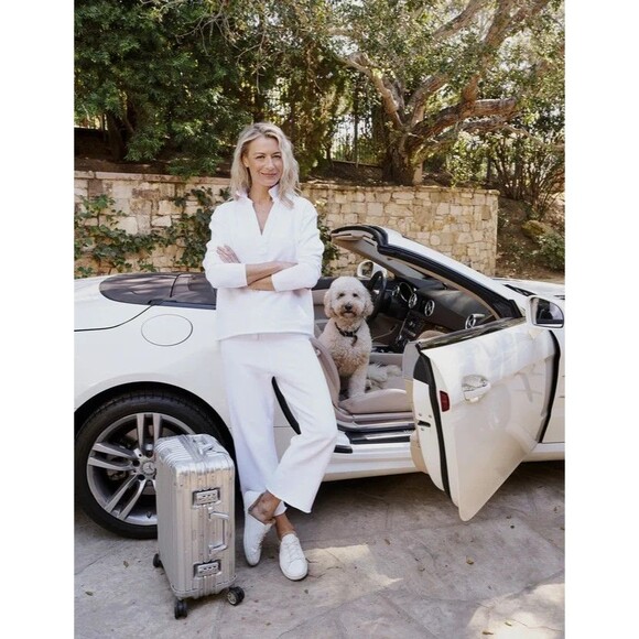 Frank & Eileen Pants - Frank & Eileen Carmel Travel Set Triple Fleece Combo White Small MSRP $296